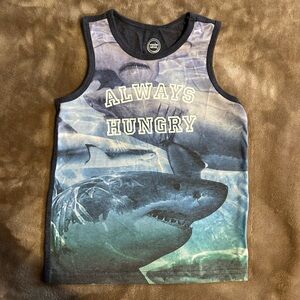 Wonder Nation Shark Graphic Tank Top